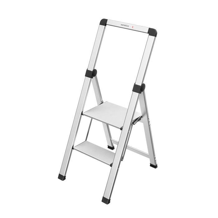 Стремянка DK40 Basicline 2 ступени алюм., Hailo, арт.4342-100